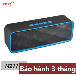 Loa Bluetooth mini hỗ trợ đàm thoại SC211 iNEXT - Loa Nghe Nhạc Cầm Tay Di Động,Bass Trầm, Nghe FM| Cổng USB | thẻ nhớ