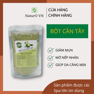 Bột cần tây đắp mặt giảm cân nguyên chất NaturO VN 100gr Handmade BCT02