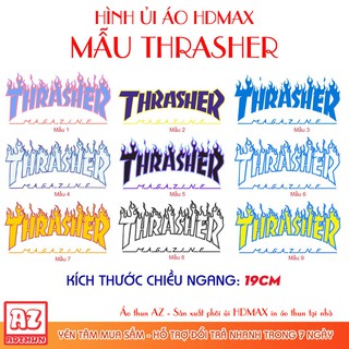 Hình in ủi áo thun HDMAX mẫu Thrasher - Sticker Patch Logo HD17