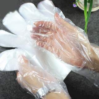 Combo 100 Găng tay nilon Nhật Bản dùng 1 lần an toàn vệ sinh